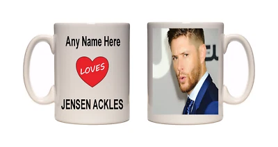 I Love Jensen Ackles Mug Personalised Mug Free UK Shipping