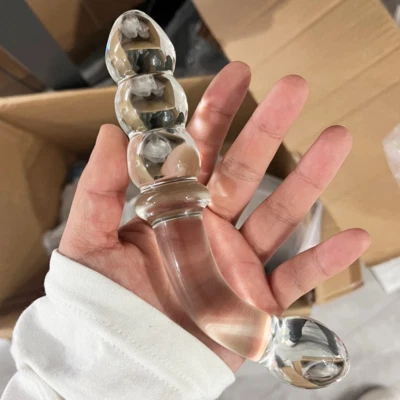 Sextoy Godemiché Anal En Verre Femme Plug Anal Gode Dildo Masturbation Point G