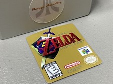 Legend of Zelda Ocarina of Time Collectors Ed. N64 Nintendo Replacement Label