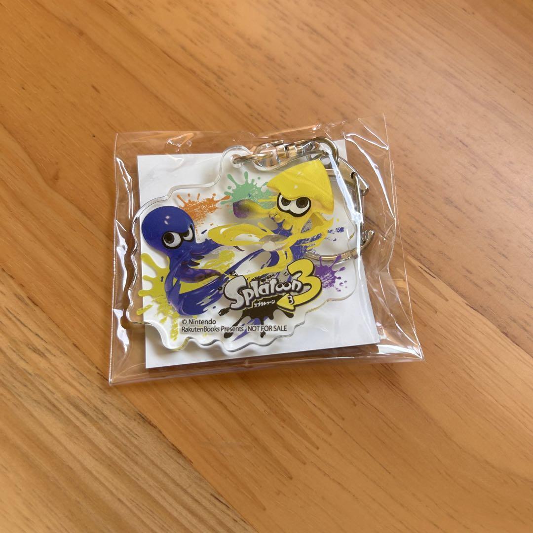 Splatoon 3 Rakuten Books Limited Bonus Acrylic Keychain