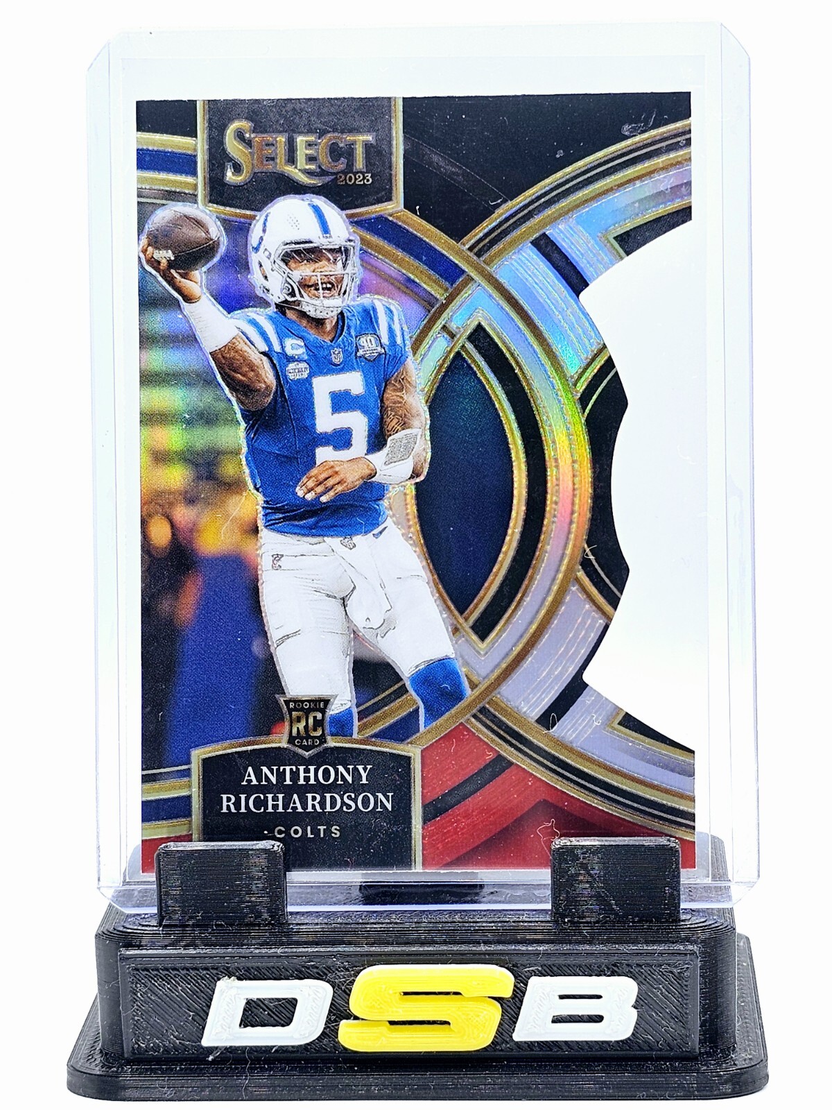 ANTHONY RICHARDSON 2023 SELECT PREMIER ROOKIE DIE CUT BLACK RED RC