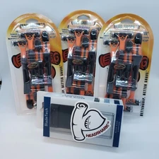 Head Shark Razor,razor sharpener,head shaver,skull shaver /3 packs,1 sharpener 