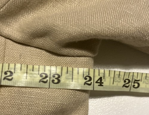Samuel Windsor Mens 46R Blazer 100% Linen Jacket Beige Cruise Holiday Beach - Imagen 8 de 13