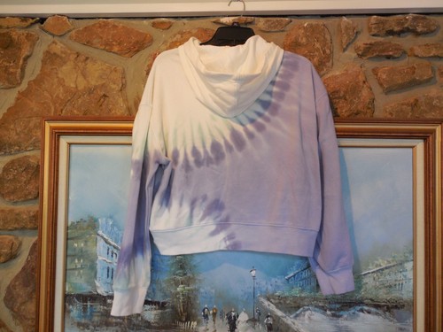 New Wildfox Women's French Terry Relaxed Fit Tie-Dye Hoodie Sz S Small Rt.$126 M - Picture 3 of 5
