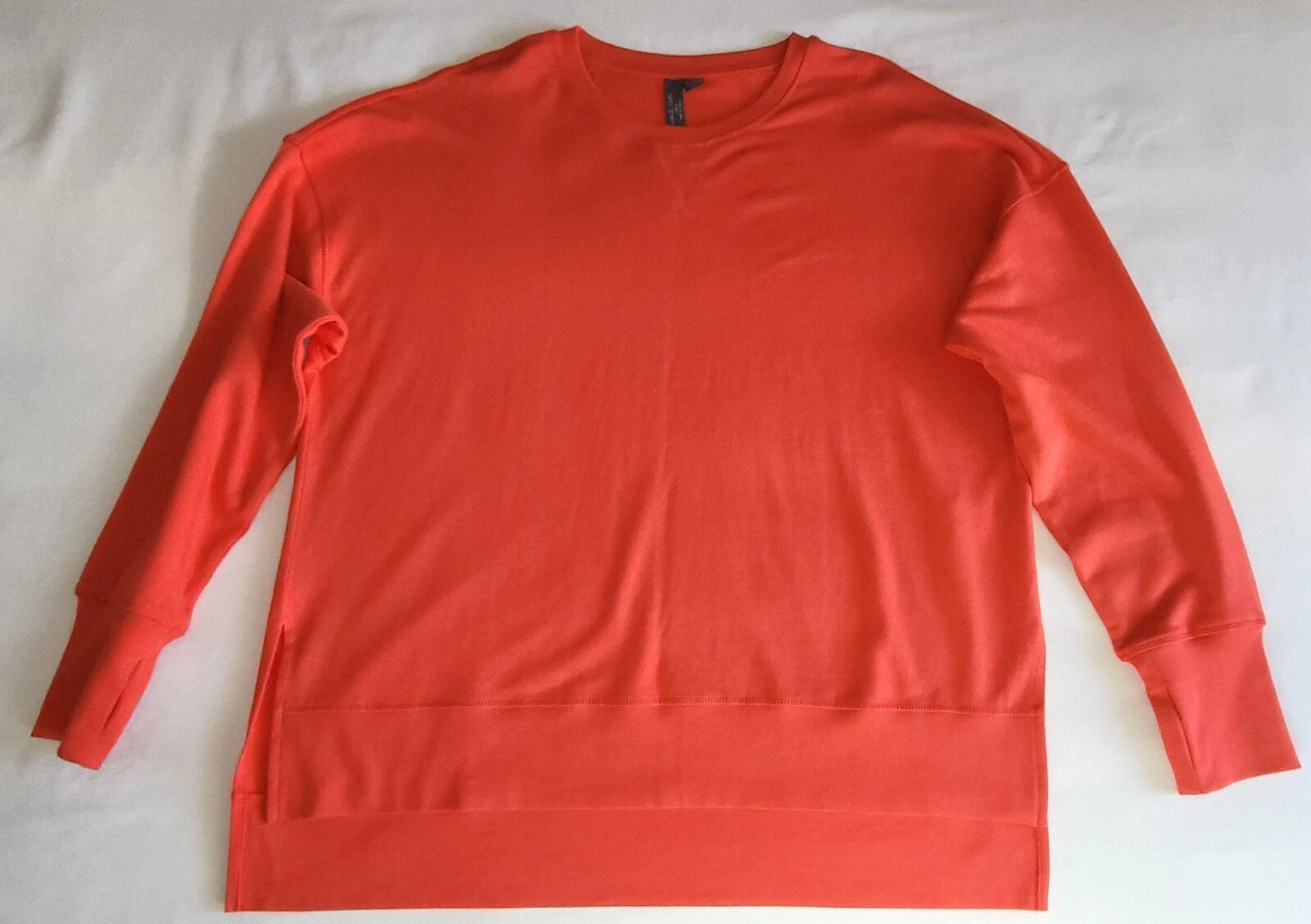 sweaty-betty oversized hi-lo hem sweatshirt