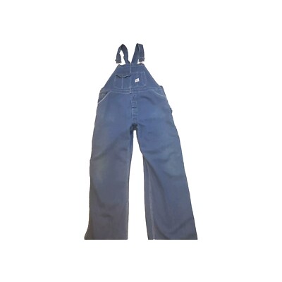 VTG POINTER BRAND Denim Carpenter Bib Overalls RN 14916 38” x 29