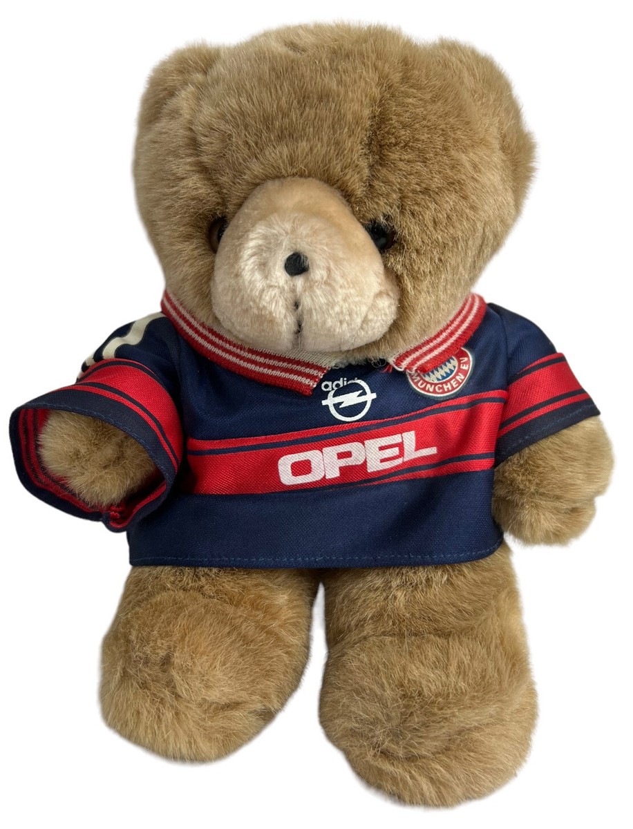 FC Bayern München Teddy Bär 90er Adidas Opel 97-98 ca. 22cm