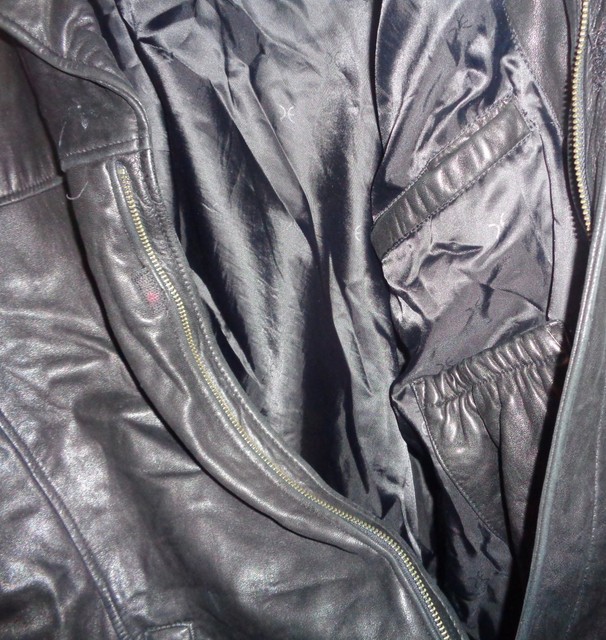 perry ellis portfolio leather jacket