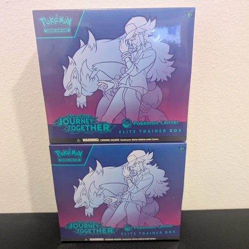 Pokemon Center Scarlet & Violet Journey Together Elite Trainer Box ETB LOT OF 2