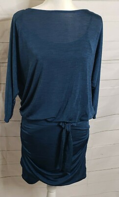 blue dress white house black market White House Black Market Black Blue & Gray Floral Embroidered Dress main image 1