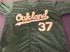 Tyler Soderstrom Oakland A's Auto Signed Custom Jersey Beckett Witness Green — photo 3