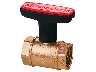 Heimeier Globo Iso T-Griff Kugelhahn Heizung 1/2'' - 2'' Kugelventil Absperrventil