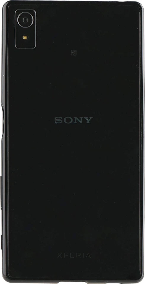 GENUINE SONY XPERIA Z5 ROXFIT GEL SHELL SLIM CASE COVER | BLACK/CLEAR - Image 3 of 3