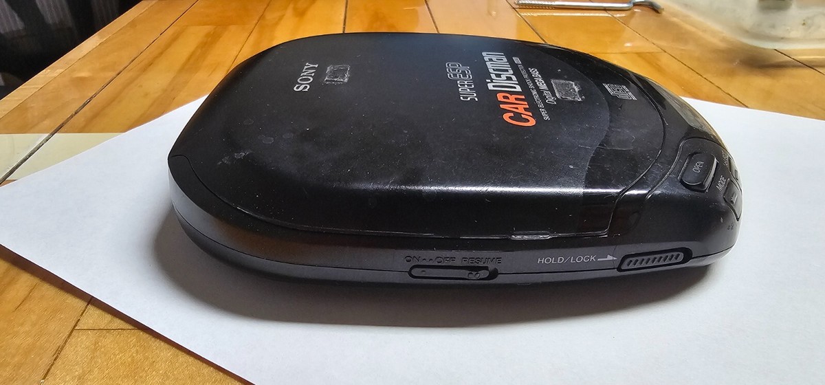 Sony Super ESP Car Discman D-838K Portable CD Player w/ Remote Car