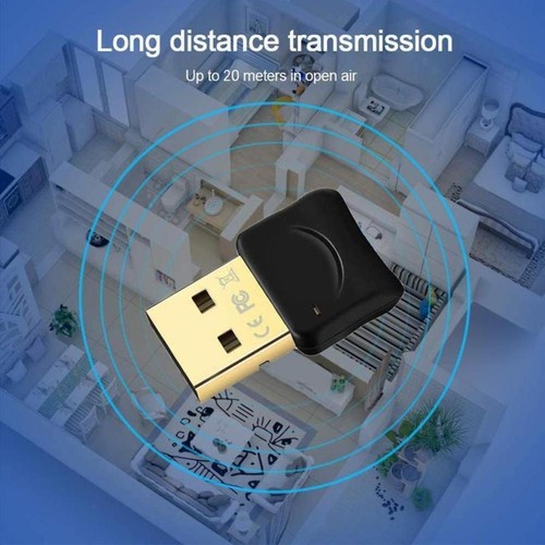 USB Bluetooth 5.0 Sender Empfänger Audio Adapter PC mm AUX AUT TV 3,5 P6T7 X6O5 - Afbeelding 10 van 12