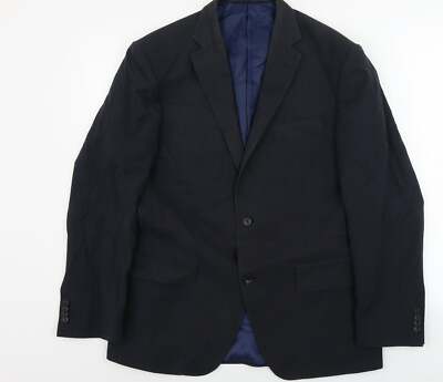Marks and Spencer Herren Blazer Blau Polyestermischung Größe 40
