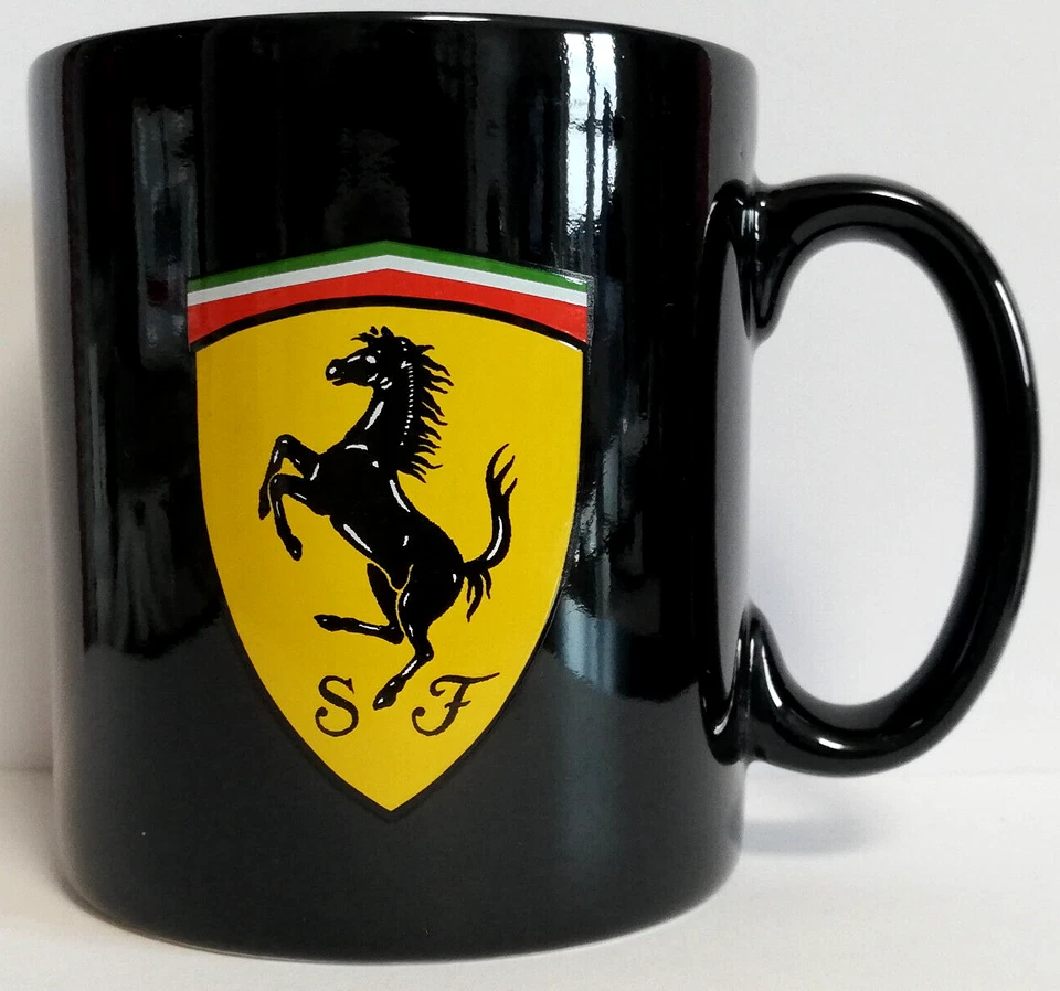 Ferrari Original Black Tea Mug. Official Product. England. 2000 - Image 3 of 4