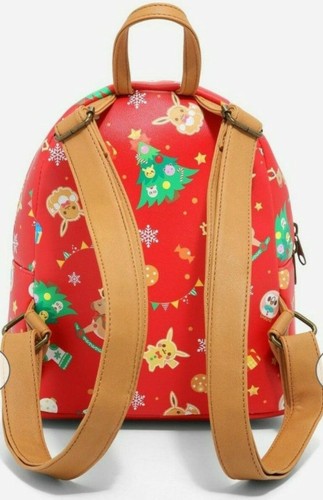 Pokemon Backpack Christmas Mini Loungefly Pikachu Holiday Anime NEW - Picture 3 of 5
