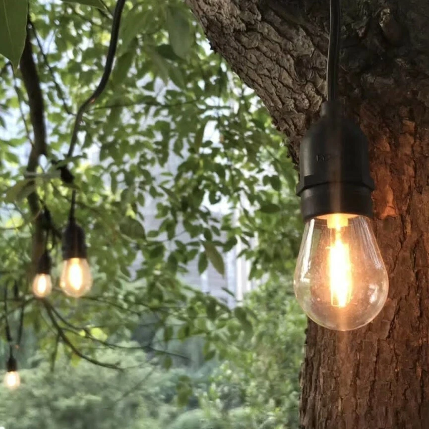 Waterproof S14 LED Light Bulbs Outdoor String Lights Replacement E26 Base 15Pack - Image 4 of 4