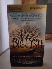 Big Fish VHS, 2004 Tim Burton, Fully Tested