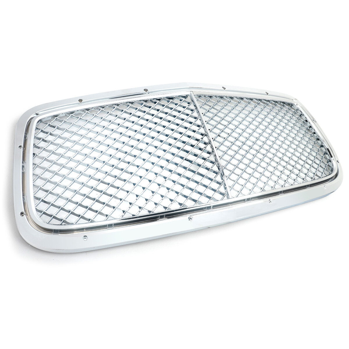For 14-19 Bentley Flying Spur Front Radiator Chrome Grille Trim & Grill Mesh USA
