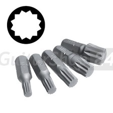 XZN Vielzahn Spline Biteinsatz 1/4" Bit mit 25mm L&auml;nge Gr. M4, M5, M6, M8, M10