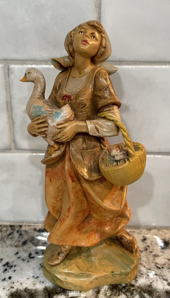 Vintage Fontanini 1993 “Deborah With Goose” Made In Italy 🇮🇹