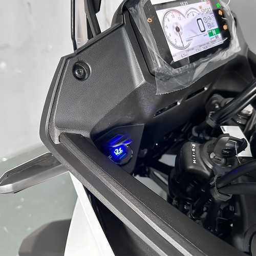 Quick Charger USB Outlet Power Socket Plug Adapter For HONDA XL750 Transalp 750 - Picture 7 of 21
