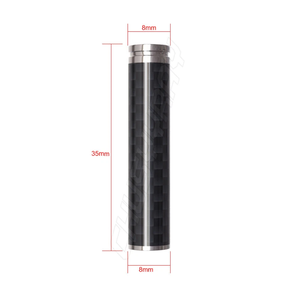 Carbon Fiber Aluminum Car Interior Door Lock Pins Knob Trim For BMW All Series - Image 4 of 4