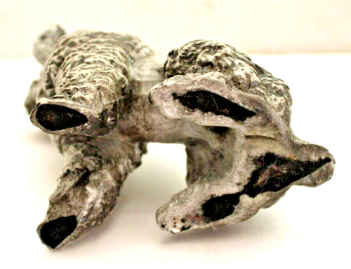 Vintage Grey Ceramic Poodle 7 1/2" D4 - Picture 9 of 10