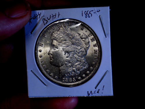 MORGAN SILVER DOLLAR 1885 O FROSTY BLAZING BU+++ NICE COIN