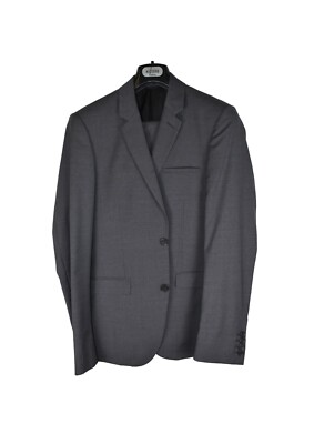 Calvin Klein Collection Herren Anzug London Grau Gr. 46 frische Wolle bester Zustand
