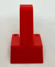 Century Skateboard Truck Lappers, unique vintage style, RED