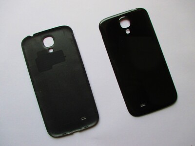 Passend Samsung Galaxy S4 i9500 i9505 Akkudeckel Backcover Rückseit Schwarz weiß