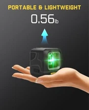 Fanttik D2 Laser Level, 100 ft Self-Leveling Green Cross Line Laser, USB-C Recha