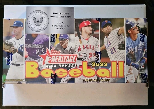 2022 Topps Heritage High Baseball Hobby Box - Look for Witt and Jrod RCs !!