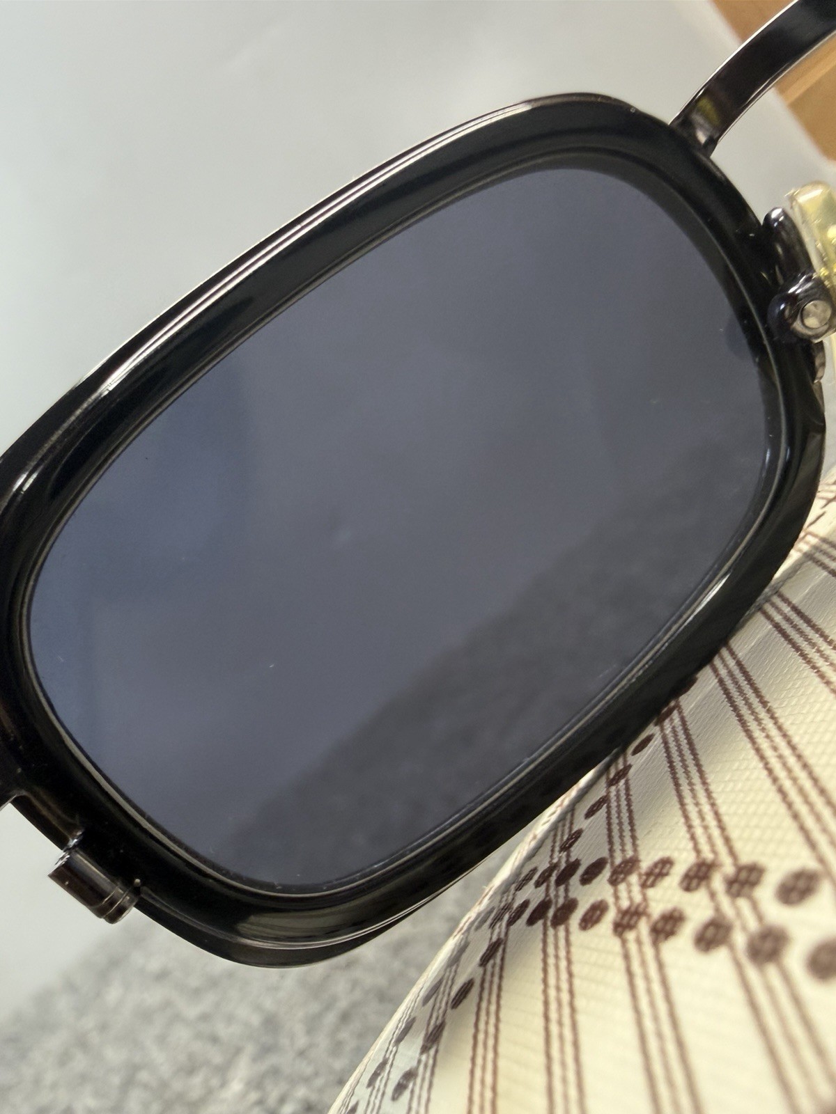 La Perla Sunglasses Black Rectangular Designer It… - image 15