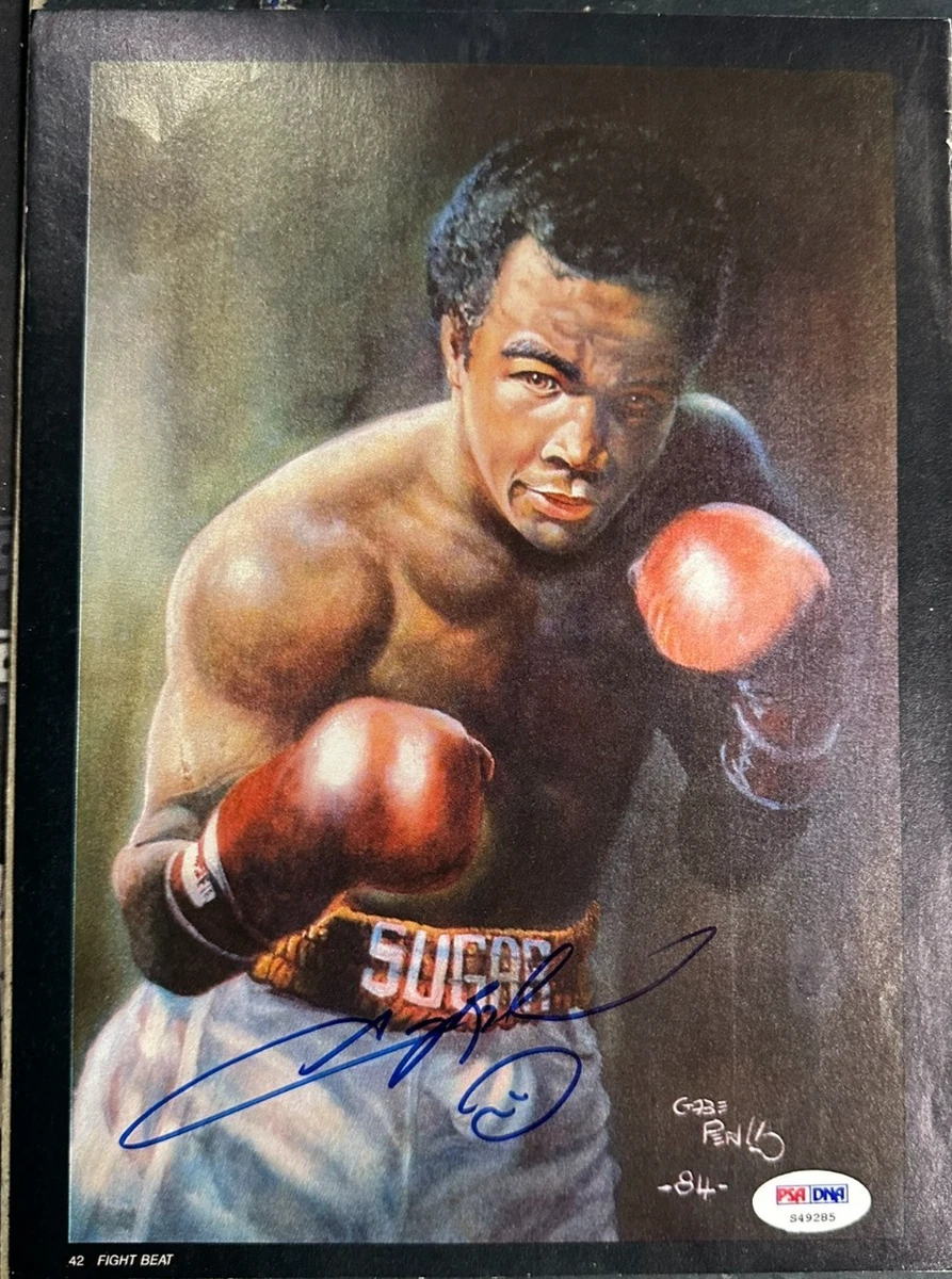 Original Autographed Boxing Items Sugar Ray Leonard for sale | eBay
