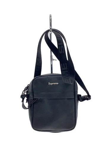 Sac bandoulière Supreme 23fw cuir noir occasion