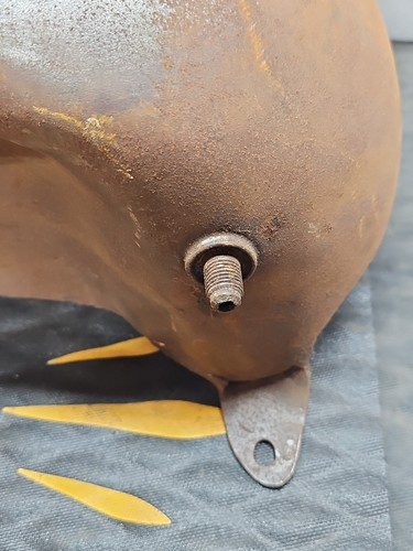 OEM 1954 ONLY Panhead Pan Gas Tank Harley Fuel Tanks Left Right Foot Shift - Picture 12 of 13