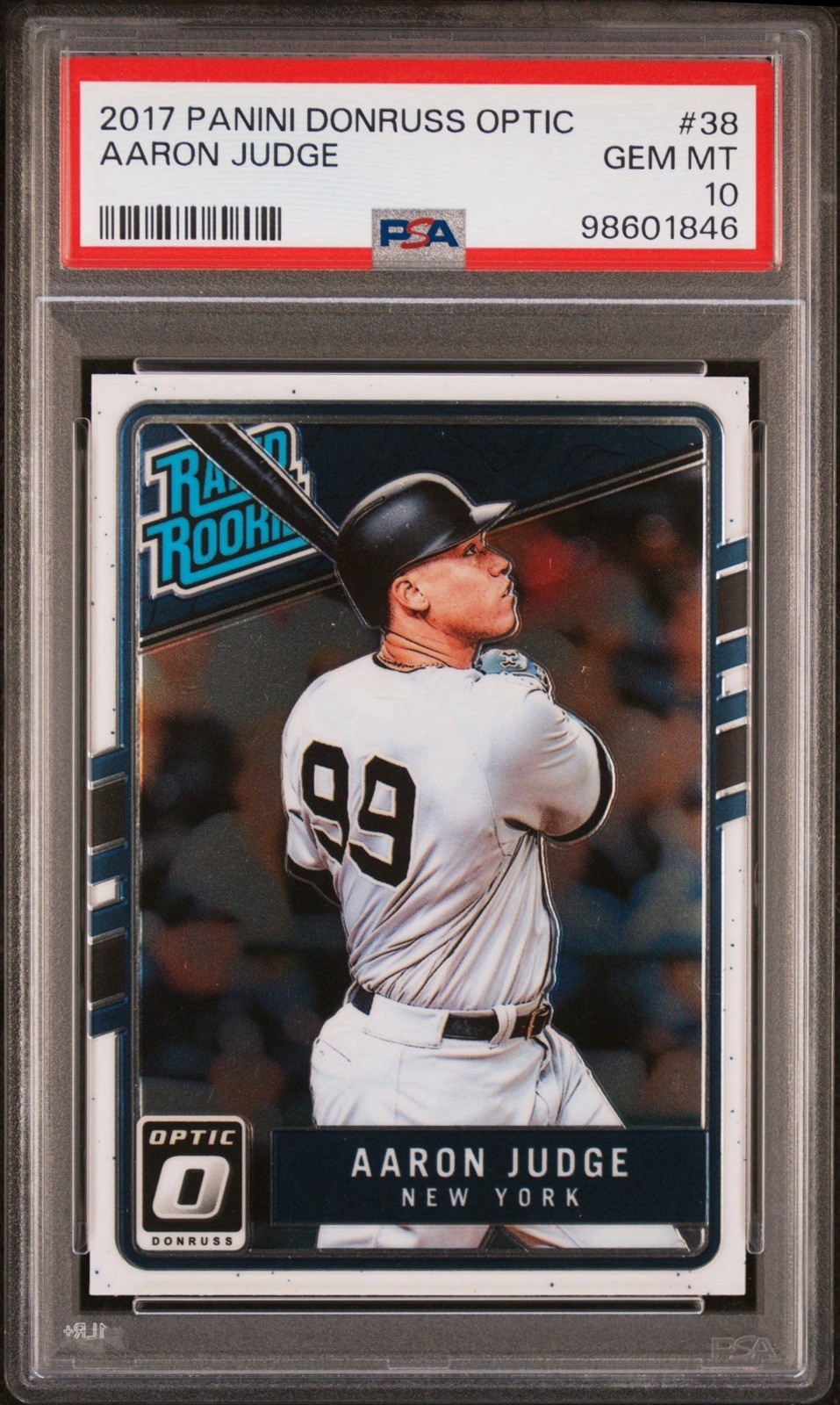 2017 Panini Donruss Optic - Rated Rookies Aaron Judge #38 (RC) PSA 10