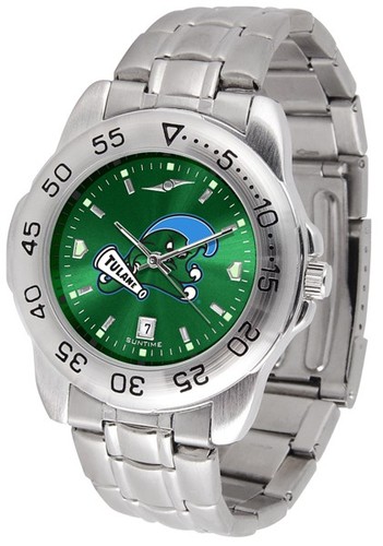 Sun Time Men's Licensed Collegiate Team Sport Steel Ano Watch (Pick Your Team) - Picture 69 of 79