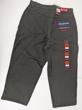 NWT Halston Jeanswear Women's Green Capri Jeans Size 10