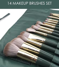 14Pcs Make-Up Pinsel Weichen, Flauschigen Mak...