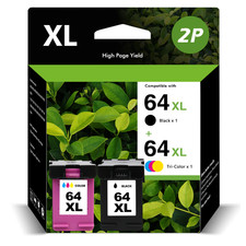 64 XL Ink Cartridge for HP 64XL ENVY 5542 6255 6258 7130 7132 7164 7858 7855 lot