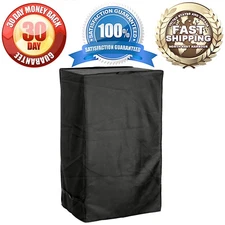 Waterproof Electric Smoker Grill Cover - 18"L x 17"W x 33"H - Black