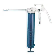 Lincoln Industrial 1132 Grease Gun, Pistol Grip Handle, Rigid Pipe, 56 Strokes