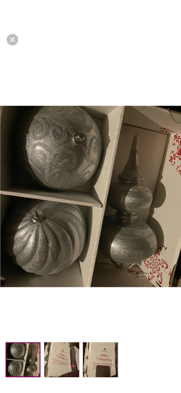 new members mark christmas jumbo silver ornament