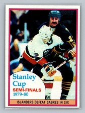 1980-81 Topps Hockey Stanley Cup Finals Islanders/Sabres #262