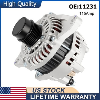 Alternator OEM 11231 for Jeep Compass & Patriot 2007-2016 115Amp CW 6-Groove